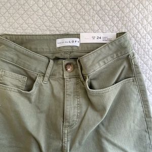 Jcrew green pants